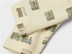 Lil Atelier turtledove togprint bukser